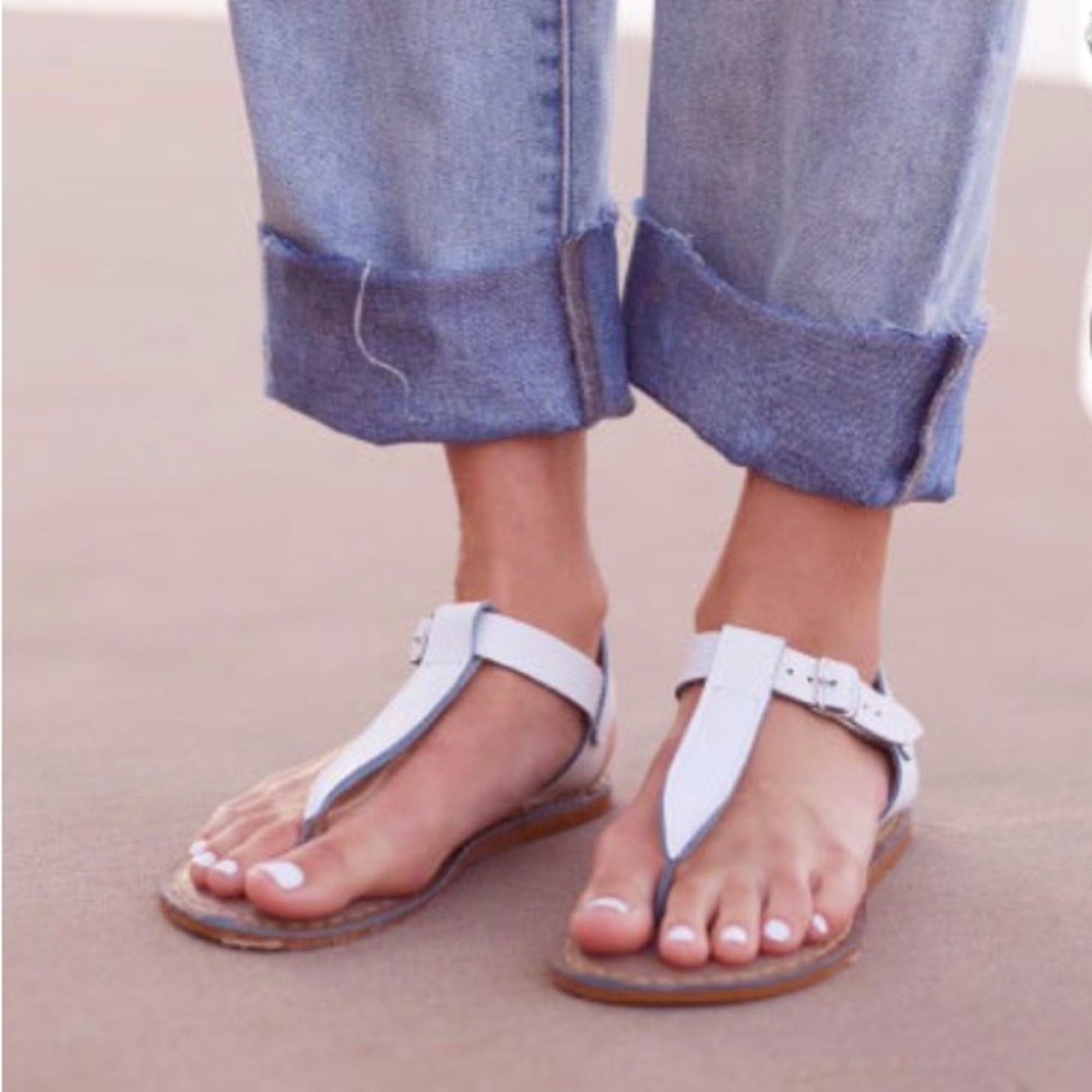 SALT WATER by Hoy T-Thong Silver Sandal